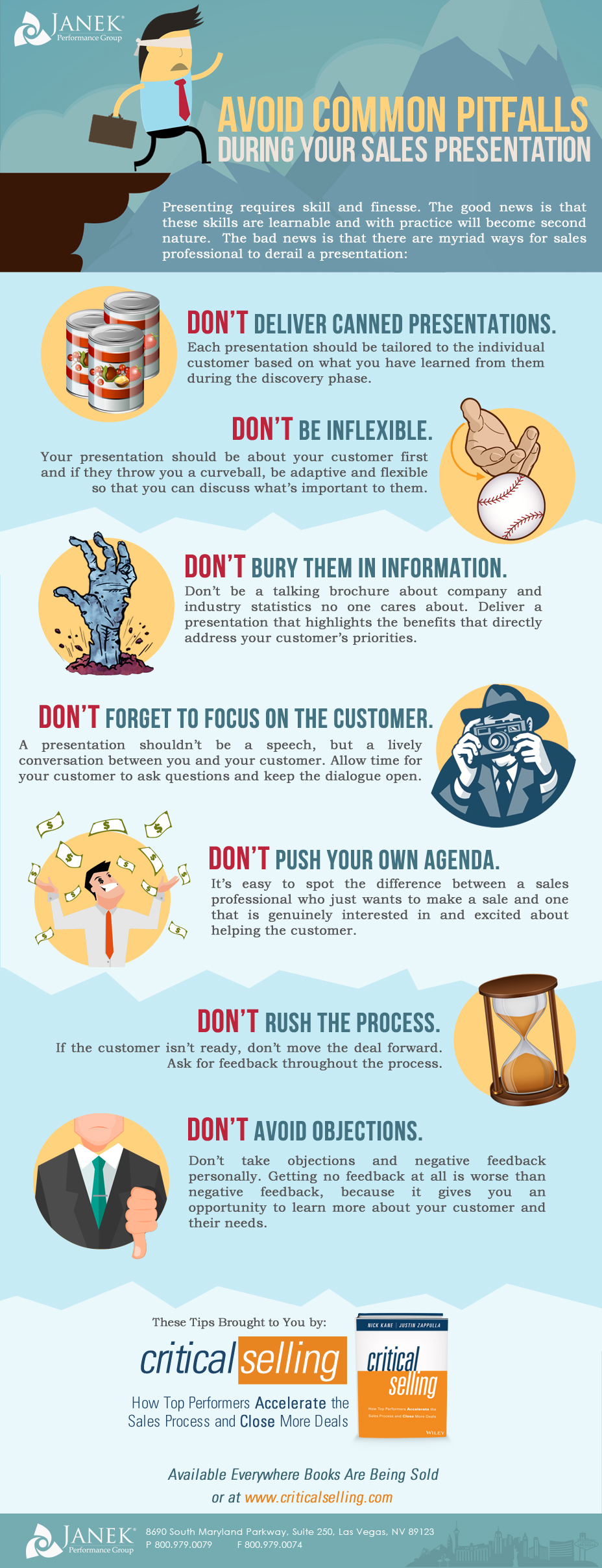 Infographic: Avoid Common Pitfalls During Your Sales Presentation