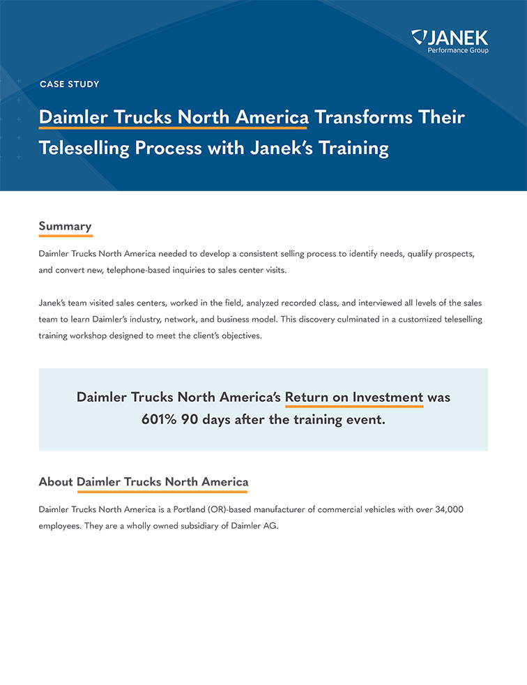 Daimler Trucks North America Case Study