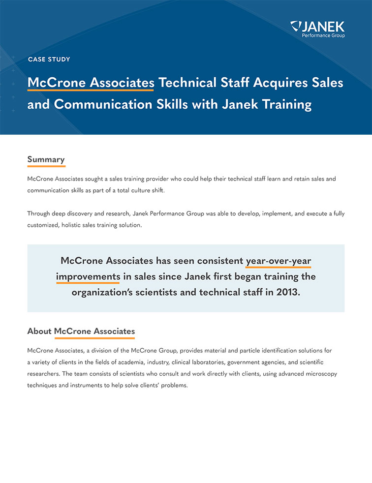 McCrone Case Study