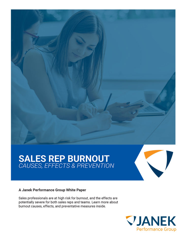 Sales Rep Burnout