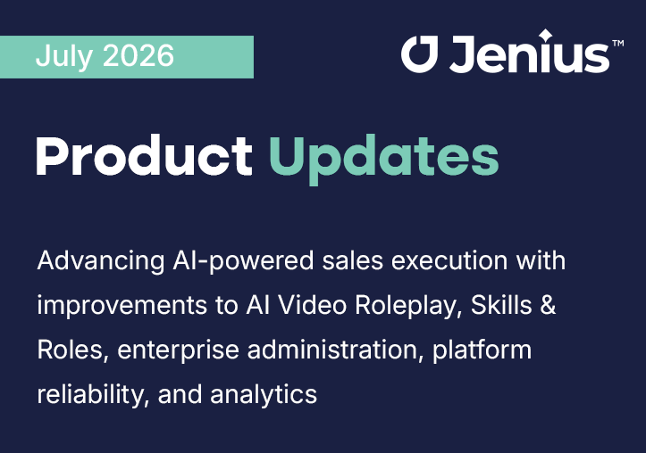 Jenius July 2026 Product Update