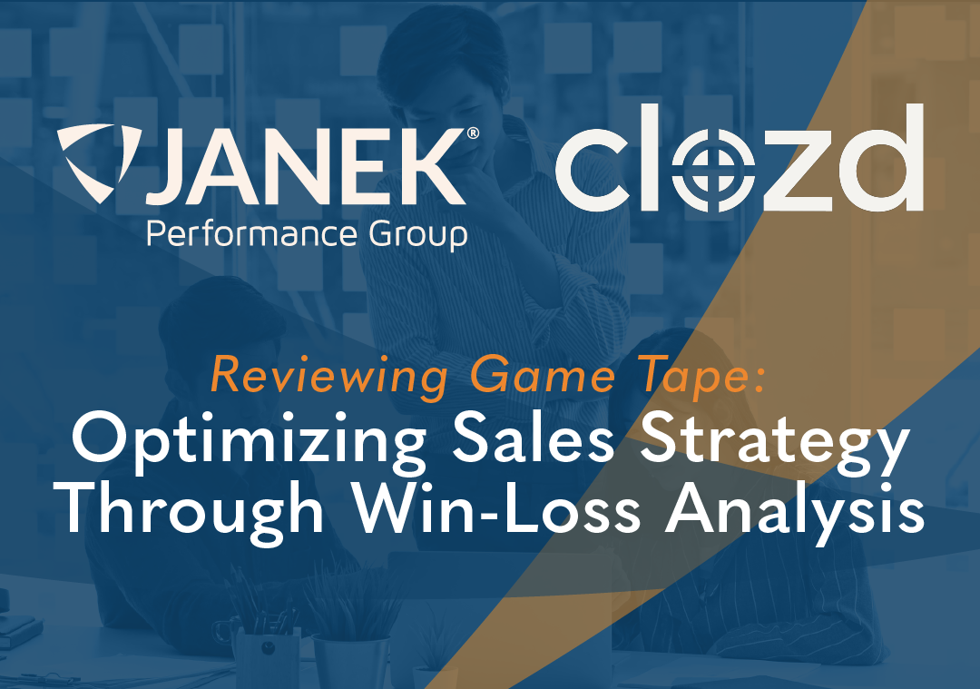 Reviewing Game Tape: Optimizing Sales Strategy Through Win-Loss Analysis