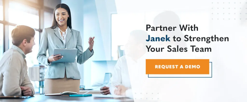 partner with janek to strengthen your sales team