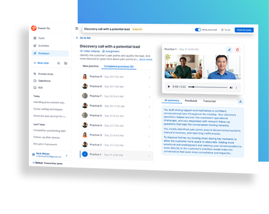 AI Video Roleplay for Sales Teams