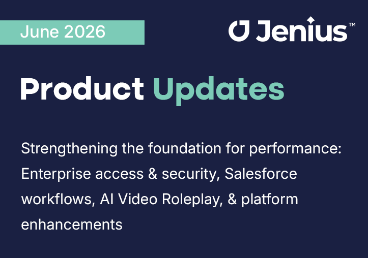 June 2026 Jenius Product Update